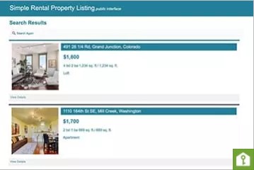 Simple Rental Property Listing done right here by ZoneWD